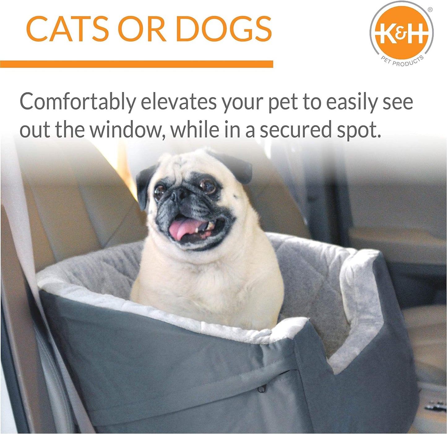 Bucket Booster Pet Seat - Elevated Pet Booster Seat