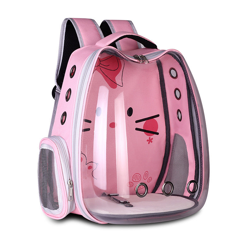 My Crazy Pawz, Pet Backpack Convenient Pet Space Bag Breathable Shoulder Cat Bag Dog Bag