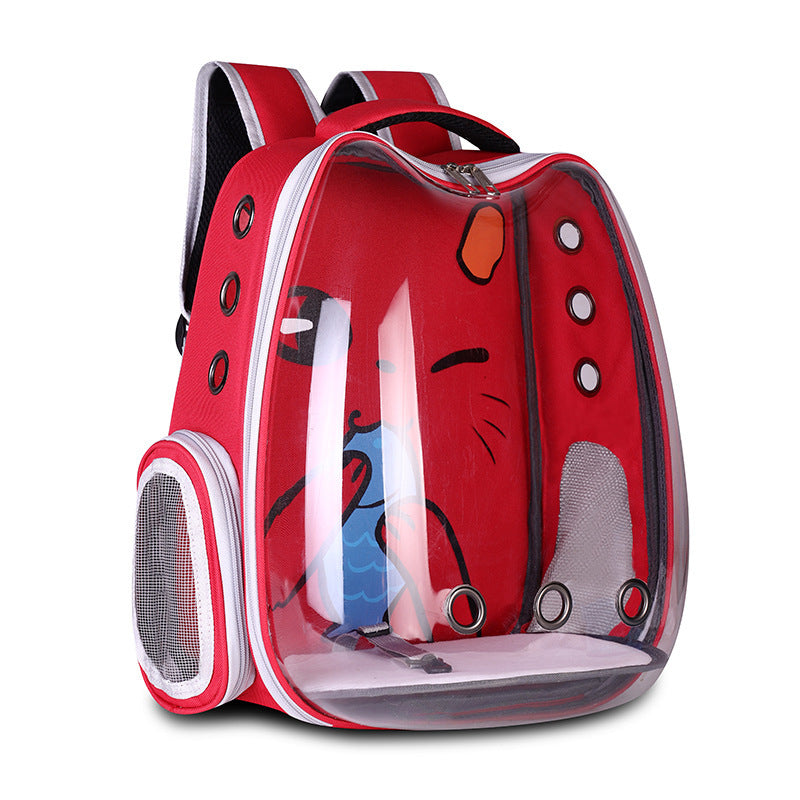 My Crazy Pawz, Pet Backpack Convenient Pet Space Bag Breathable Shoulder Cat Bag Dog Bag